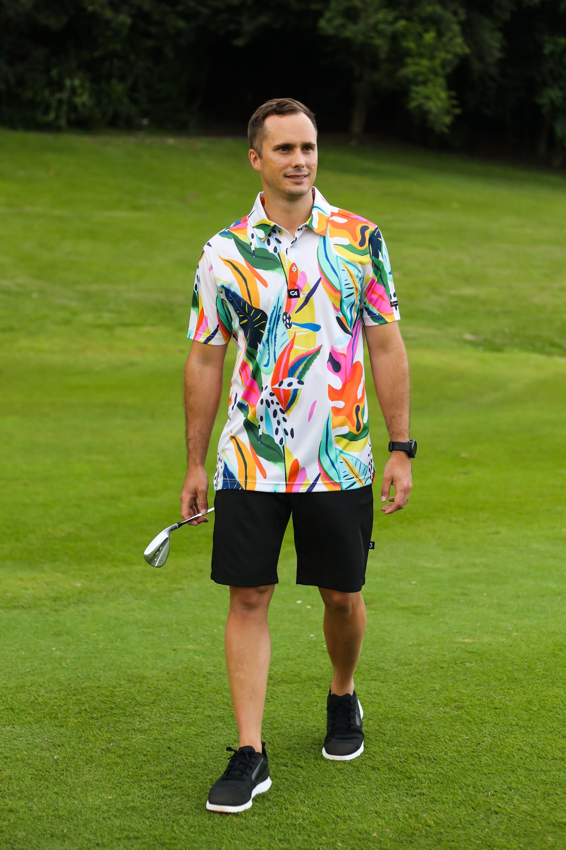 CA Funky Golf Polo | Exotic Jungle