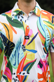 CA Funky Golf Polo | Exotic Jungle