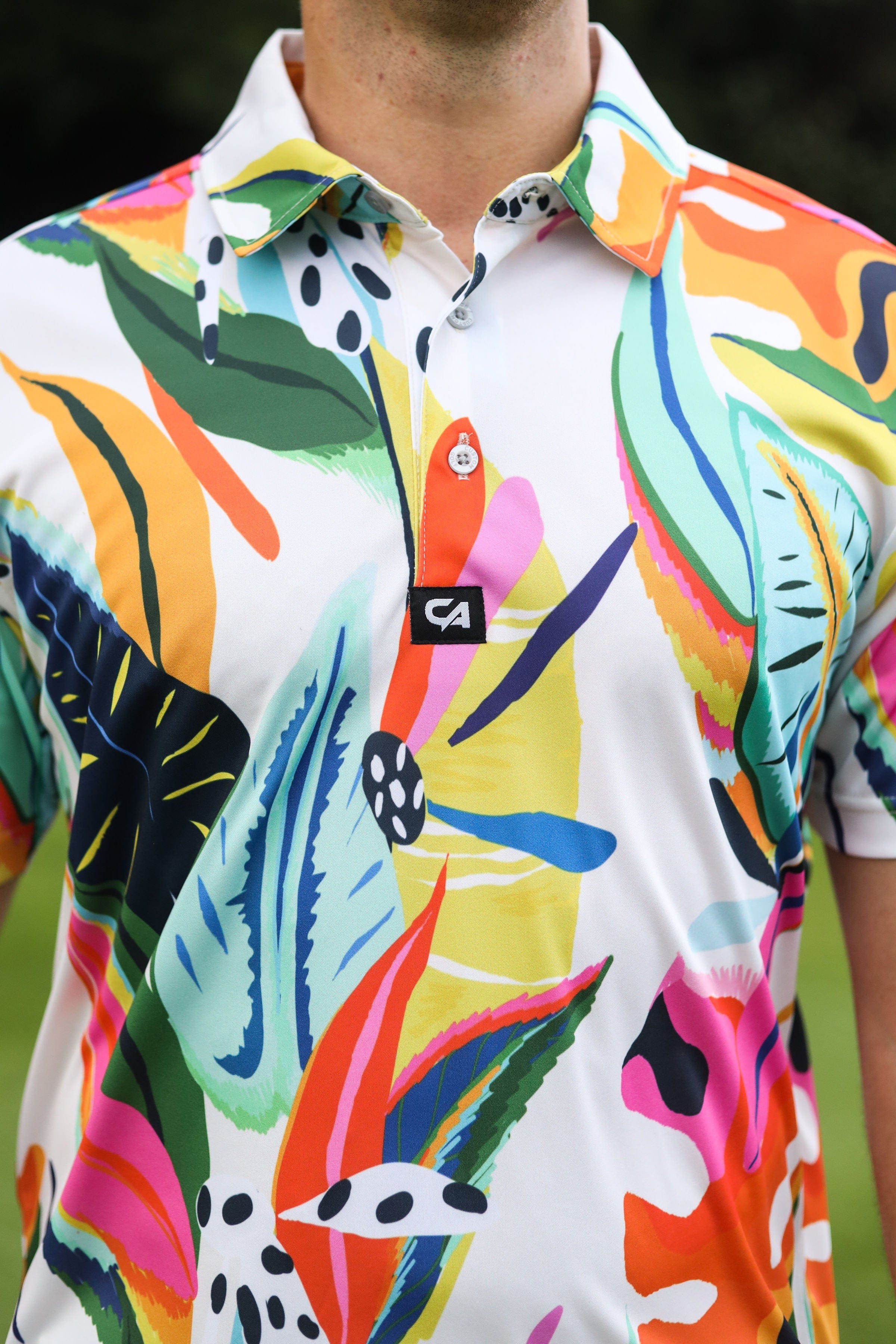 CA Funky Golf Polo | Exotic Jungle