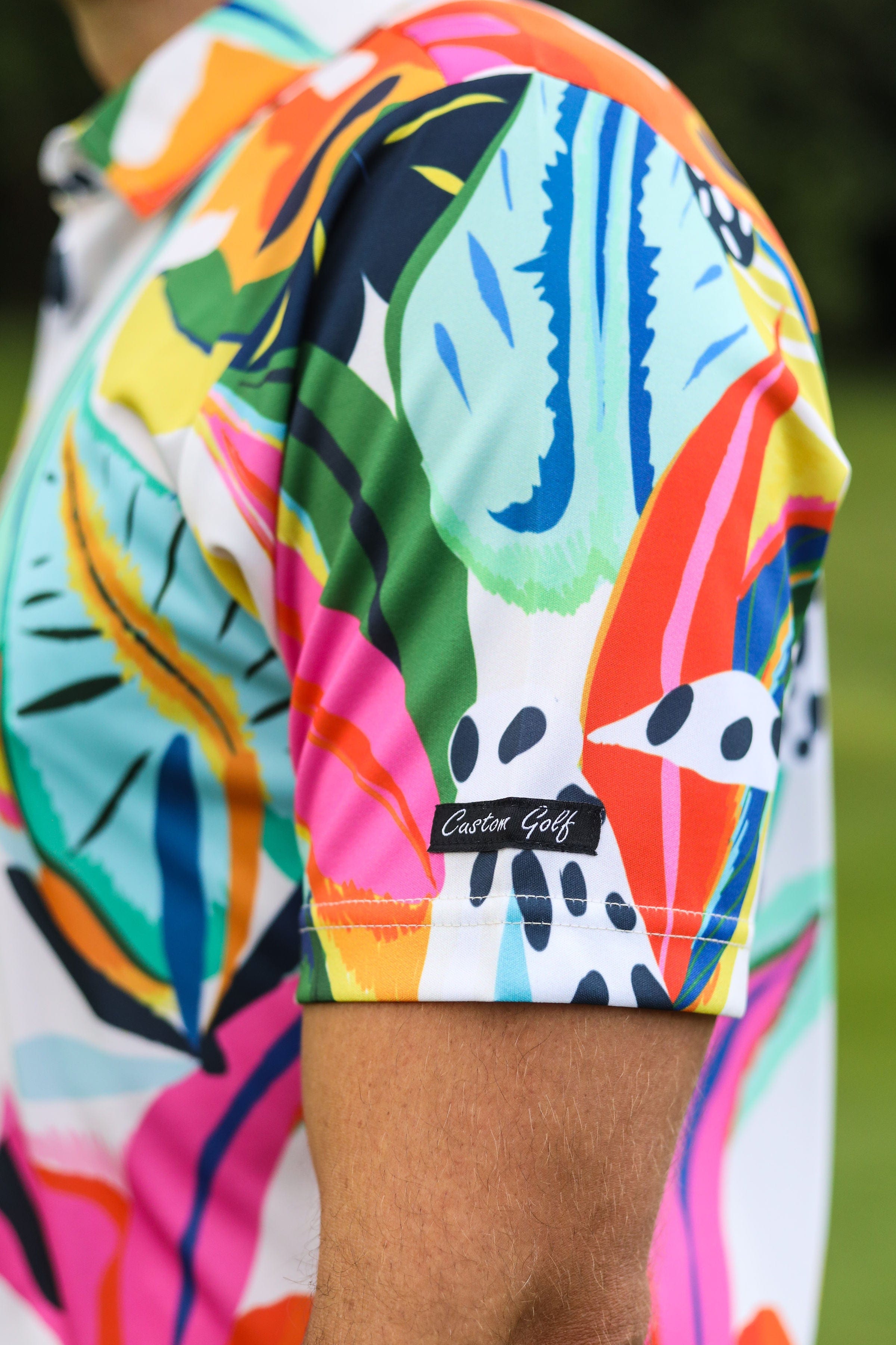 CA Funky Golf Polo | Exotic Jungle